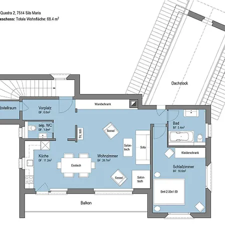 Apartment Chesa Flur Sulagl 1